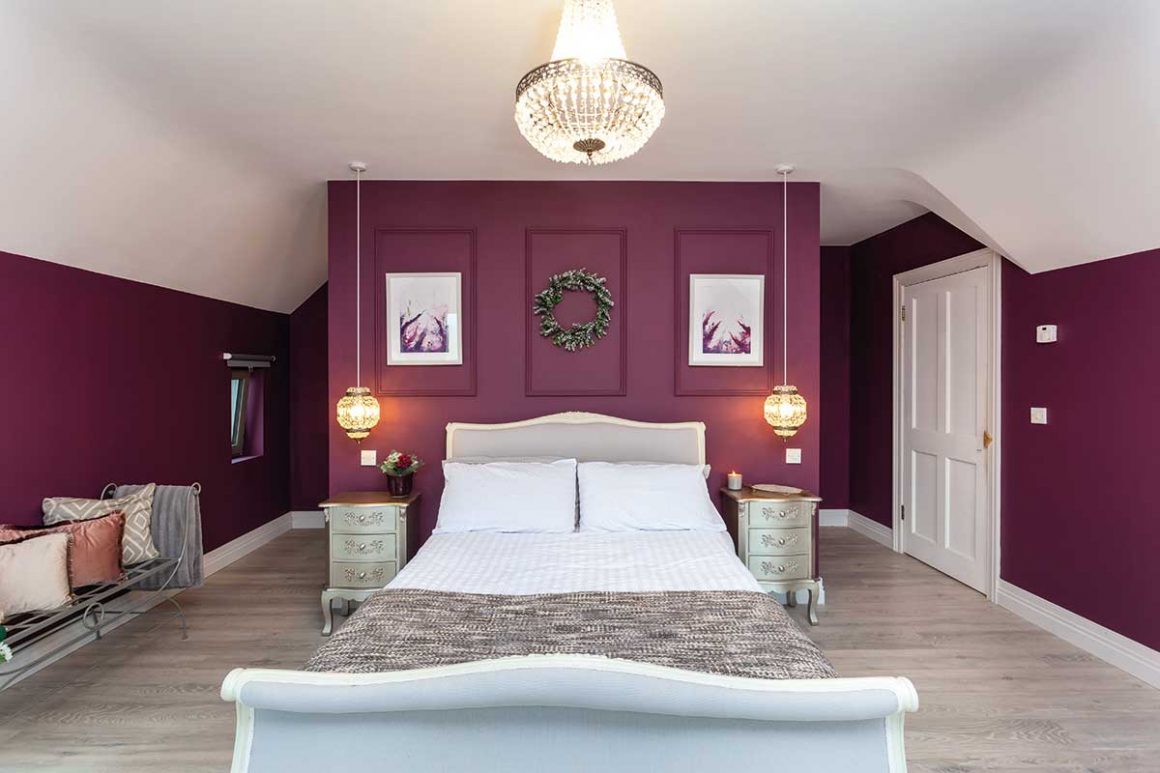 purple bedroom