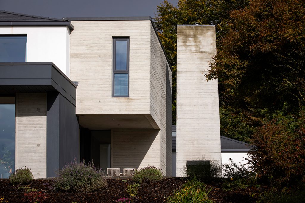 concrete home extension