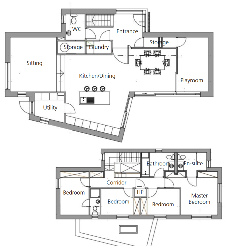 narrow site wicklow plans