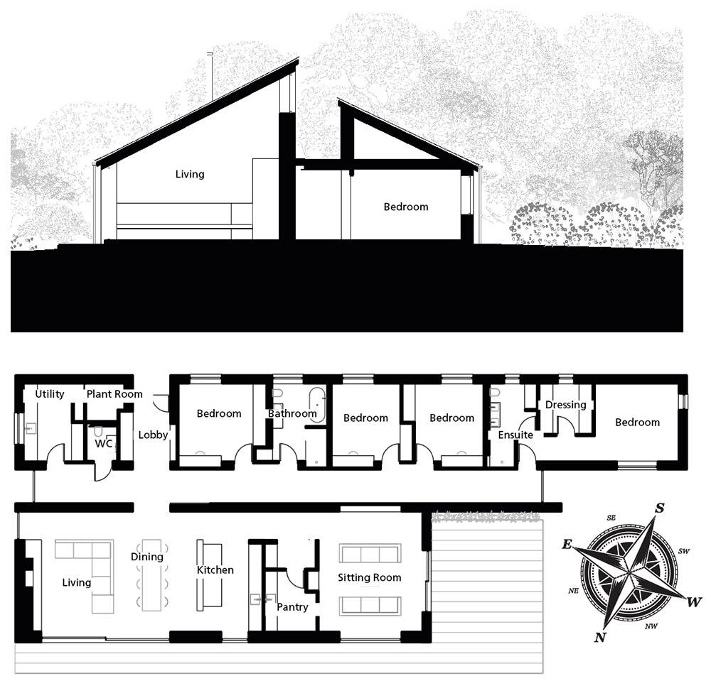 modern new build floor plans