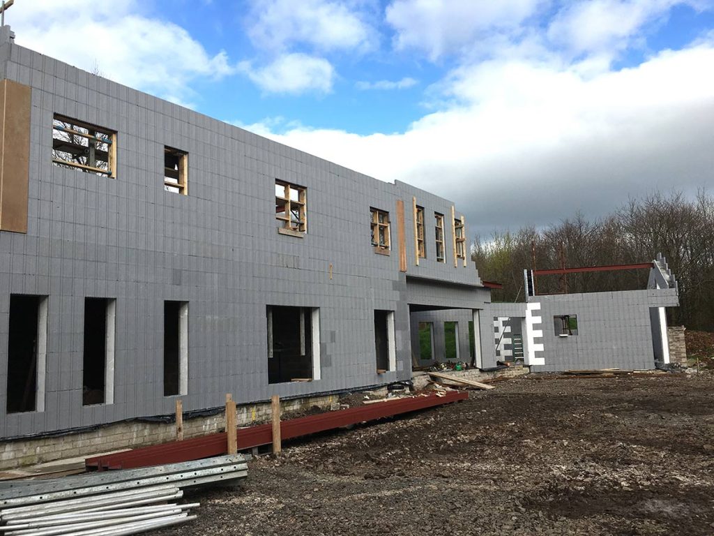 modern icf new build