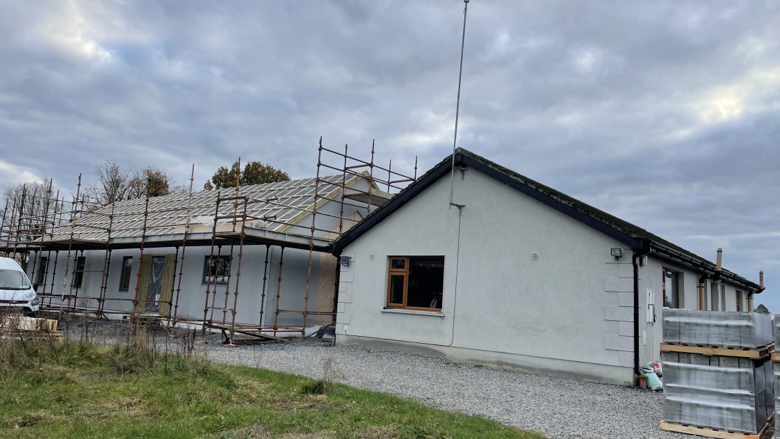 New Build Next To 100 Year-old Farmhouse