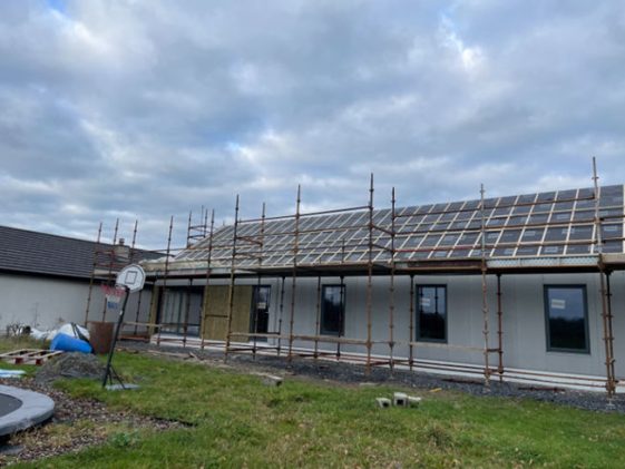 Timber Frame Extension In Co Laois Selfbuild