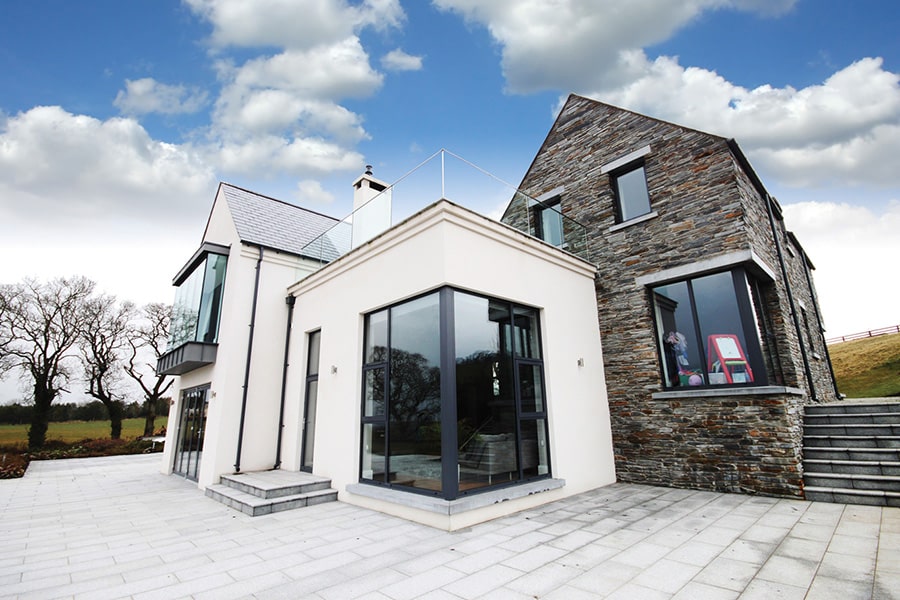 split level family home