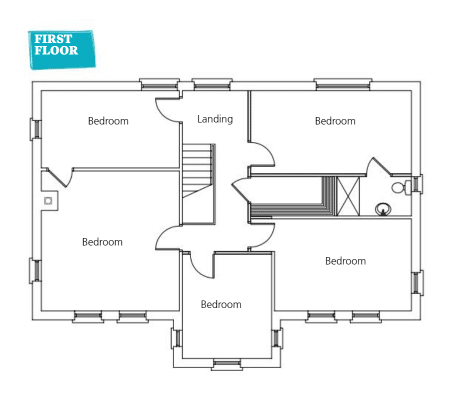 small extension family home